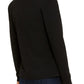 Blusa feminina com decote em V e abertura para fechadura da INC International Concepts - preta, tamanho X-S