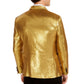 INC International Concepts Casaco masculino grande e alto com lantejoulas e um botão, tamanho dourado -2XB
