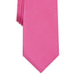 Gravata Alfani Masculina Slim com Textura Sólida Rosa Tamanho Regular