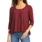 Blusa feminina estilo swing pequena vinho tamanho PS
