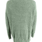 Suéter Hippie Rose Juniors de gola alta em chenille, verde, tamanho pequeno