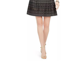 Vestido feminino Vince Camuto com ajuste evasê de renda, cinza, tamanho 16