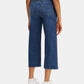 Calça jeans Levi's Mile High Cropped Wide Leg Feminina Azul Tamanho 29X25