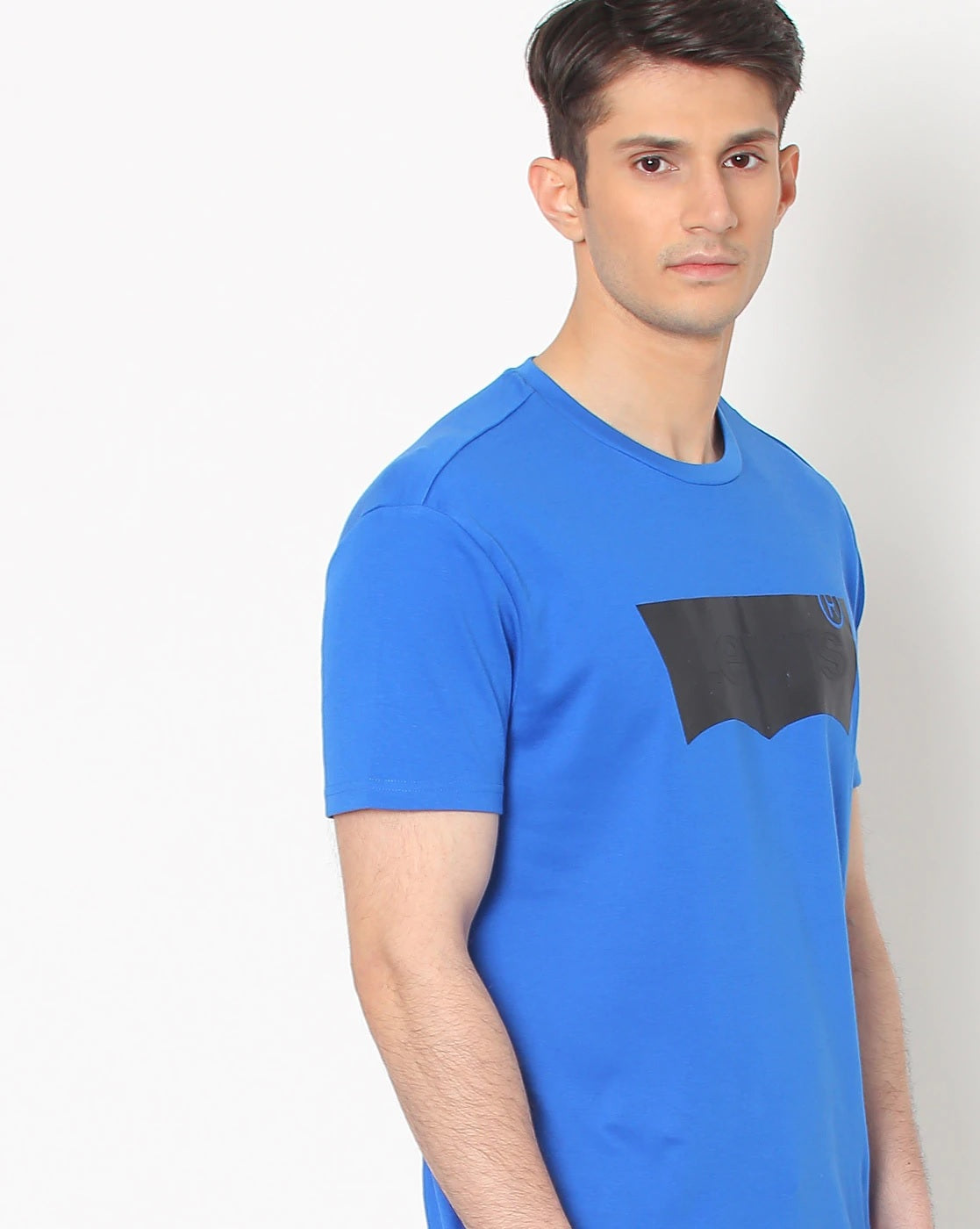 Camiseta Levi's Masculina com Estampa de Logotipo Batwing Azul Tamanho XXG