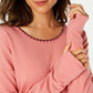 Blusa de ioga fitness feminina Ideology rosa tamanho XXL