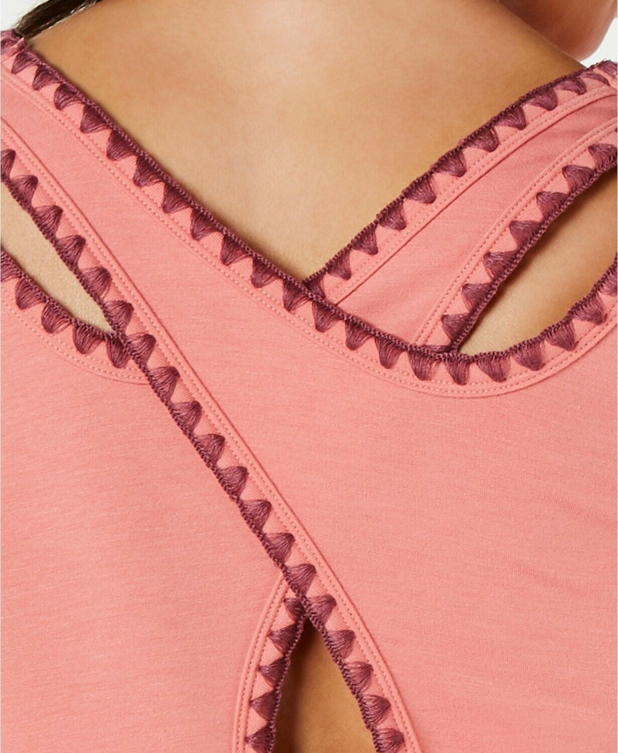 Blusa de ioga fitness feminina Ideology rosa tamanho XXL