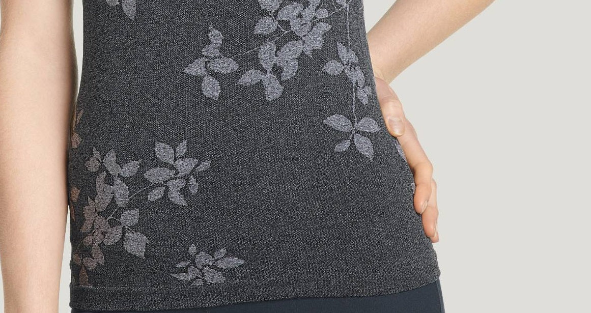 Camiseta regata Jockey Eco Comfort sem costura feminina, preta, tamanho pequeno