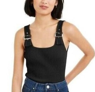 Regata feminina Bar III com fivela - preta, tamanho XS