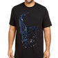 Camiseta masculina grande e alta com lantejoulas e caveira da INC International Concepts, preta, tamanho 4XLT