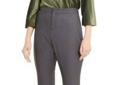 Calça Capri Sólida Feminina INC International Concepts Cinza Tamanho 6
