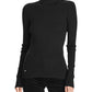 Suéter Ralph Lauren Feminino Gola Alta Preto Tamanho Médio