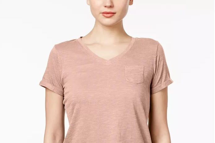Camisa feminina de flanela xadrez de manga comprida Style &amp; Co, cinza, tamanho PL