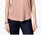 Camisa feminina de flanela xadrez de manga comprida Style &amp; Co, cinza, tamanho PL