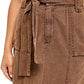 Saia midi feminina Catching Feelings da Free People, marrom, tamanho 6
