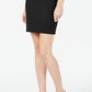 Vestido de festa Calvin Klein feminino, sem mangas, com zíper e babados, decote em V acima do joelho, preto, tamanho 12 pequeno