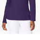 Karen Scott Blusa Feminina Petite Cotton Henley com Gola Roxa Tamanho Médio