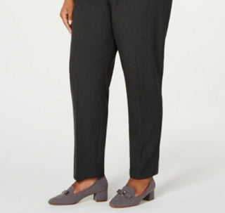 Calça feminina plus size com perna justa e tornozelo Charter Club, cinza, tamanho 28W