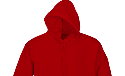 Moletom com capuz Rebellious One Juniors, tamanho P, vermelho