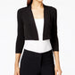 Calvin Klein Cardigan Feminino Manga 3/4 Aberto Preto Tamanho Pequeno Grande