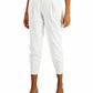 Calça jogger feminina Alfani, macia, branca, tamanho 6