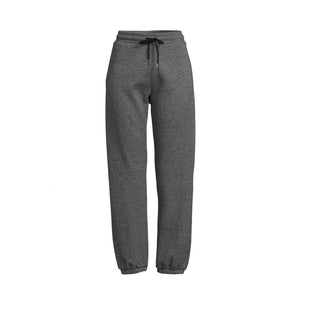 Calça de moletom feminina DKNY Sport Sparkle-Logo Preta, tamanho grande