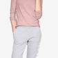 Camiseta Under Armour Feminina Sem Costura Manga Longa Rosa Tamanho P