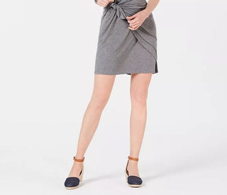 Vestido feminino sem mangas com amarração frontal, preto, tamanho médio, da Style &amp; Co