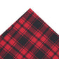 Lenço de bolso xadrez de algodão Seabury masculino Bar III vermelho tamanho regular