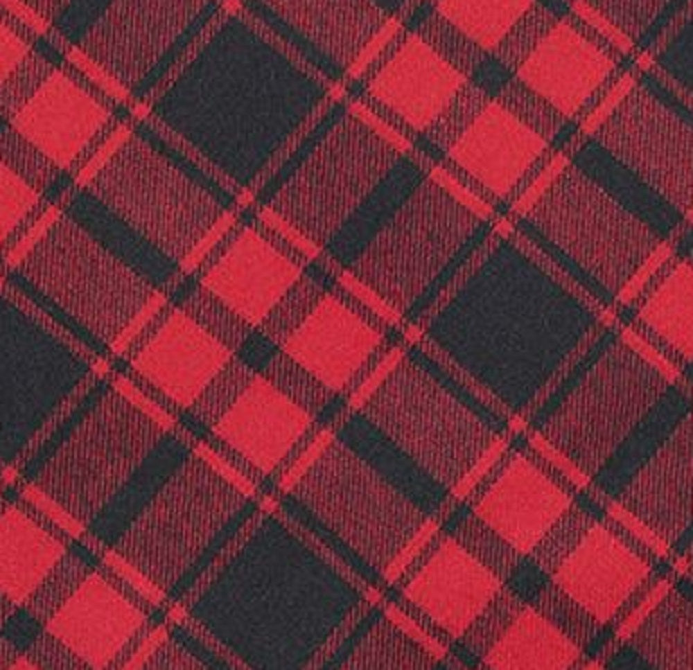 Lenço de bolso xadrez de algodão Seabury masculino Bar III vermelho tamanho regular