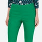 Calça skinny feminina Charter Club Chelsea de sarja elástica, verde, tamanho 16 P