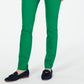 Calça skinny feminina Charter Club Chelsea de sarja elástica, verde, tamanho 16 P