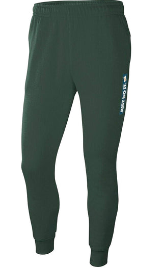 Calça de moletom Nike Sportswear Just Do It Fleece Masculina Verde Tamanho Grande