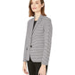 Ralph Lauren Blazer Taipa Houndstooth Work Wear Feminino Branco Tamanho 8