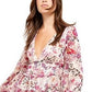 Vestido floral em camadas Closer To The Heart da Free People para mulheres, rosa, tamanho pequeno