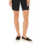Bermuda feminina Raw Edge da Style &amp; Co, preta, tamanho 8