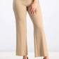 Calça Alfani Curvy Fit Bootcut de cintura média feminina, marrom, tamanho 4