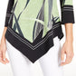 Vestido-camisa feminino Charter Club Petite com estampa de lenço e bainha, tamanho pequeno, verde