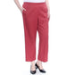 Calça feminina Alfred Dunner Cedar Canyon vermelha tamanho 16