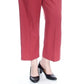 Calça feminina Alfred Dunner Cedar Canyon vermelha tamanho 16