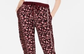 Calça Jogger Hippie Rose Juniors Cozy Vinho Tamanho P