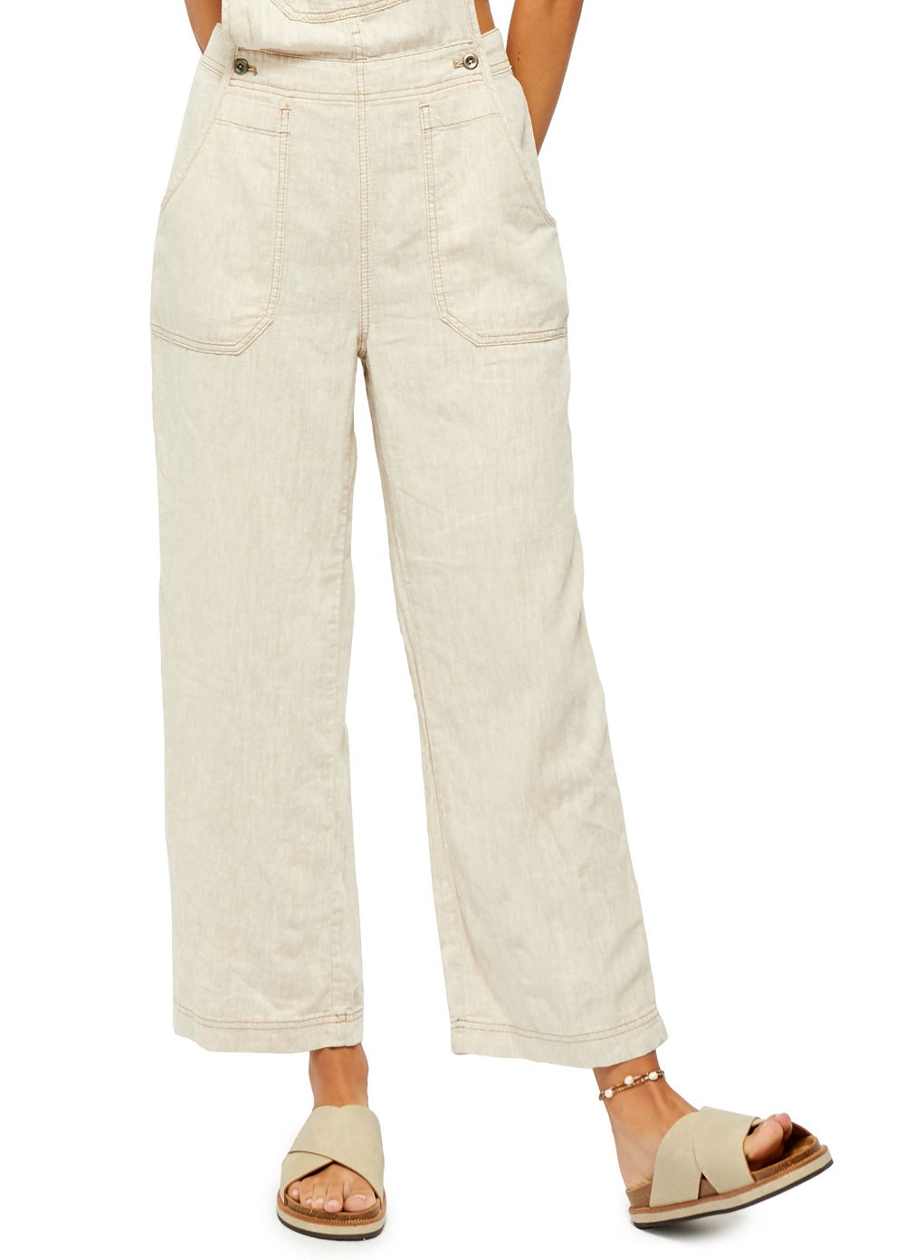 Macacão feminino Free People Natural Sights marrom tamanho grande