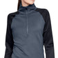 Under Armour Coldgear Armour Color Block Half Zip Pullover Feminino Preto Tamanho Grande