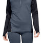 Under Armour Coldgear Armour Color Block Half Zip Pullover Feminino Preto Tamanho Grande