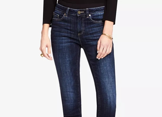 Calça jeans skinny feminina Vince Camuto azul tamanho 27/4