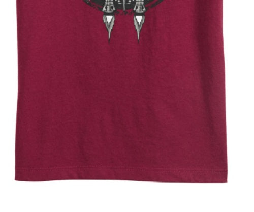 Camiseta infantil Epic Threads com estampa de nave espacial para meninos, vermelha, tamanho 7