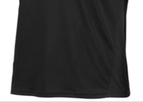 Camiseta básica masculina Ideology com costas em malha, preta, tamanho médio