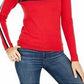 Tommy Hilfiger Suéter Feminino Color Block Manga Longa Gola Redonda Tamanho Médio