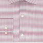Camisa social masculina Van Heusen Classic Fit Performance Stretch, sem rugas, com gola flexível e xadrez, vermelha, tamanho 2X