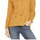 Blusa feminina bordada com ombro estilo &amp; co, amarela, tamanho extrapequeno