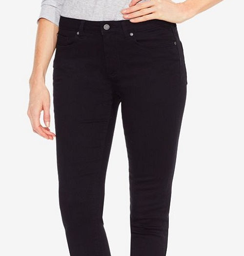 Calça jeans skinny feminina Vince Camuto, preta, tamanho 26